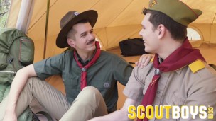 Scoutmaster Raw Breeds Twink In Tent