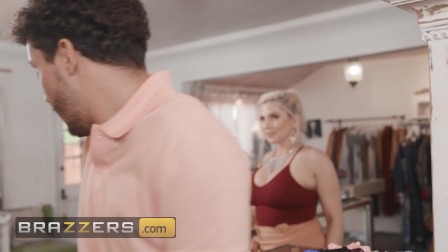 Brazzers - Laney Grey Gives Her Panty To Apollo To Sniffs While Christie Stevens Is Watching Them
