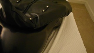 Latex Bondage Doll Vibed and Spanked