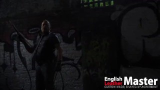 Leather Master takes you to ruins to practice bullwhipping on you POV PREVIEW
