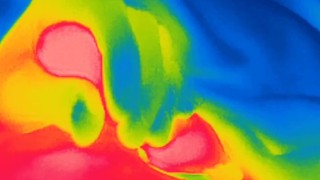 Thermal camera erection, feel the warmth of my cock and see the white hot cum