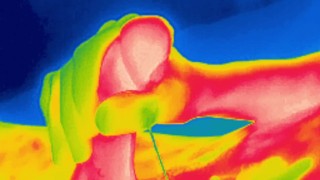 Thermal edging session, 4 back-to-back orgasms