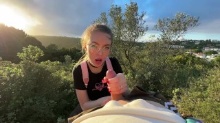WTF?? PASSERERS CAUGHT US AND COME TO US DURING BLOWJOB