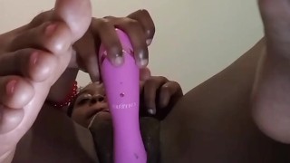 Ebony Creamy Nutt Masturbation