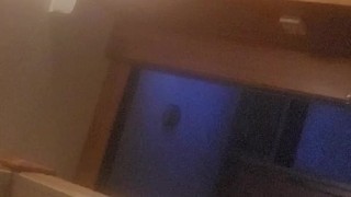 Uncut cock cumshot