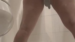 Taking cock in shower