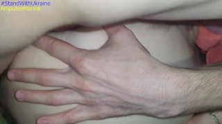 Fucked my wife in a fat ass before going to bed homemade anal