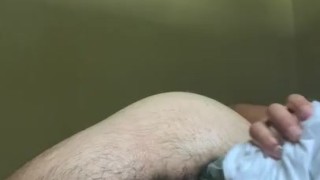Thick Latino fucking cucumber