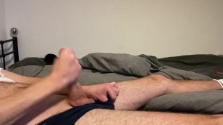 WANKING MY BIG COCK
