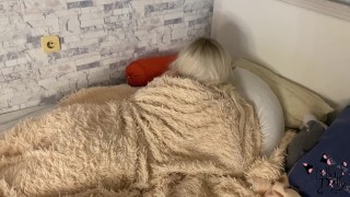 Fucked the girl's stepsister in the mouth and pussy