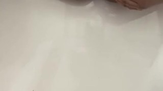 Squirting all over my dildo