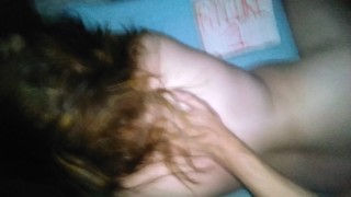 Cogiendo de lado con mi novia a la noche