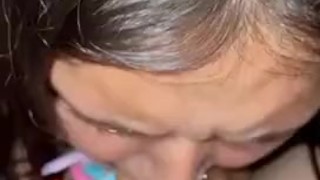 Submissive Slut 1st Throat Training