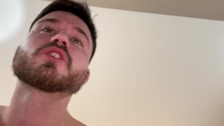 Spit domination bondage