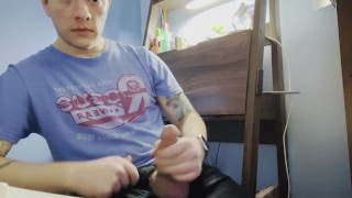Christmas Jerk off PART 1 watch me stroke my massive cock and cum (subscribe to my OF for part 2)