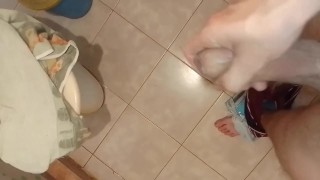 tercera vez cumming mi polla suave