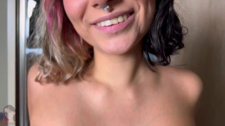 POV blowjob from a young bitch cumshot in her mouth