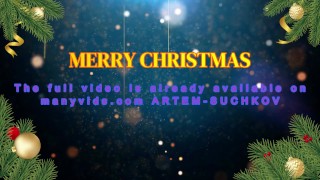 Daddy wishes his boy a merry Christmas-ARTEM SUCHKOV