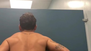 gym jerk off complete