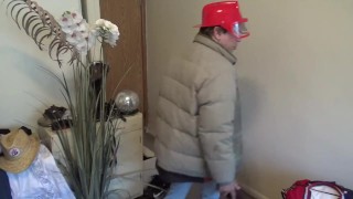 Local Firefighter Gets Hired to Do Jerkoff Sexchat Ad Gig!