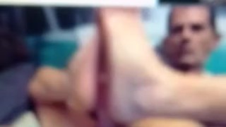 Young Sri Lankan woman films an old man masturbating on cam