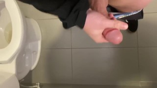 Almost Caught Masturbating Again in the School Bathroom… Another Ruined Orgasm!