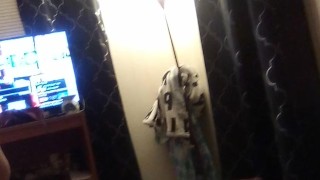 White Girl Eating Dick Until She Gets His Cum Load Out