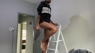 Got horny at the work and jerked off