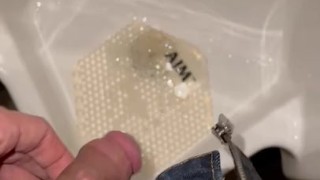 Long public piss