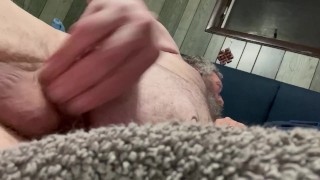 Jerking off in Bed