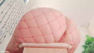 FaceSitting in Fishnet Pantyhose FemDom POV dirty talking- phone video amateur selfie