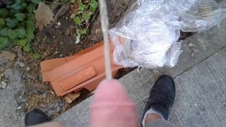 peeing in public