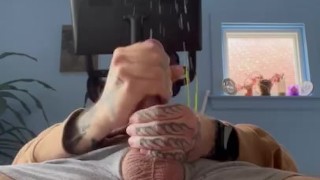 11 ROPES OF CUM! Huge Shooter Jamie Nef Explodes After Edging