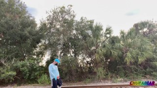 Public piss break while at work