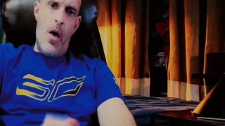 Justa9er Jacking off Huge 9 Inch Cock