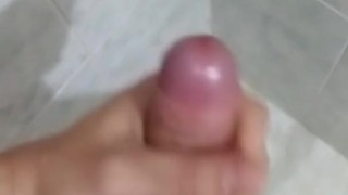 cumming in the shower