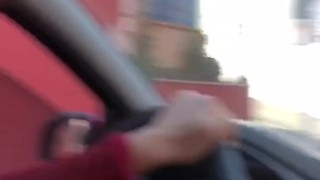 Mommy masturbates while driving