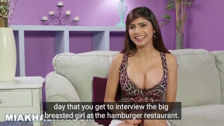 MIA KHALIFA - Beautiful Arab Babe Talking About Her Porn Origin Story (And Sucking Dicks)