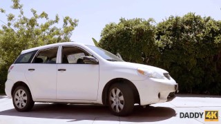 DADDY4K. Daddy and his mature cock help girl forget about man's son