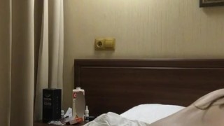 Pretty woman rubs her naked pussy on the pillow to orgasm. Bitch fucks a pillow!