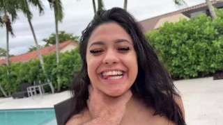Busty Latina Teen Serena Santos Gets Fucked Outdoors by J Mac