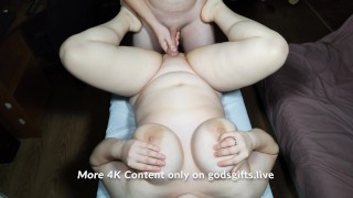 Sex with an ex-girlfriend with big tits | 4K