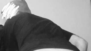 Straight boy secretly rides BBC dildo balls deep. Discreet BBC slut in training