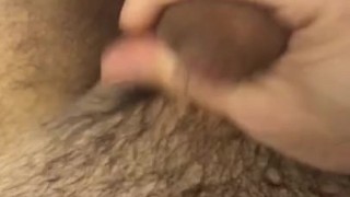 Masturbating my hard dick