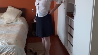 Full Video - First time cuckolding my husband with his best friend, big cumshot on my hairy pussy