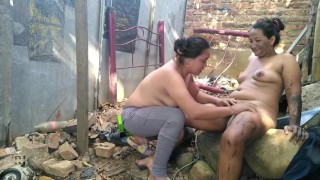 me folle a una loca en el monte