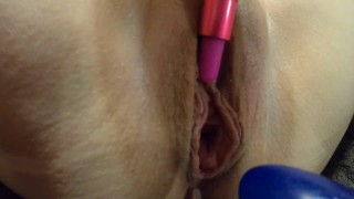 Sexy MILF Double Vibration