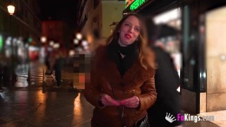 Special birthday for a blonde babe: Melanie and 3 DUDES!