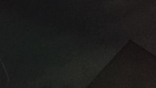 At night in the yard