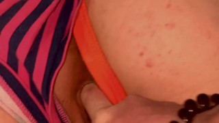 Real Lesbian Couple: Fucks and Fingers Pussy until Shaking Orgasm